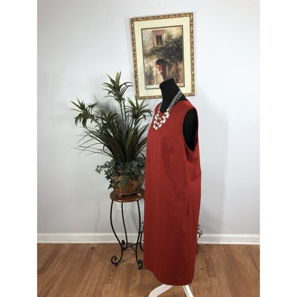 Harvè Bernard Dress 16W Sleeveless Boho Vacation Clueless Preppy V-Neck Pullover - Picture 7 of 10